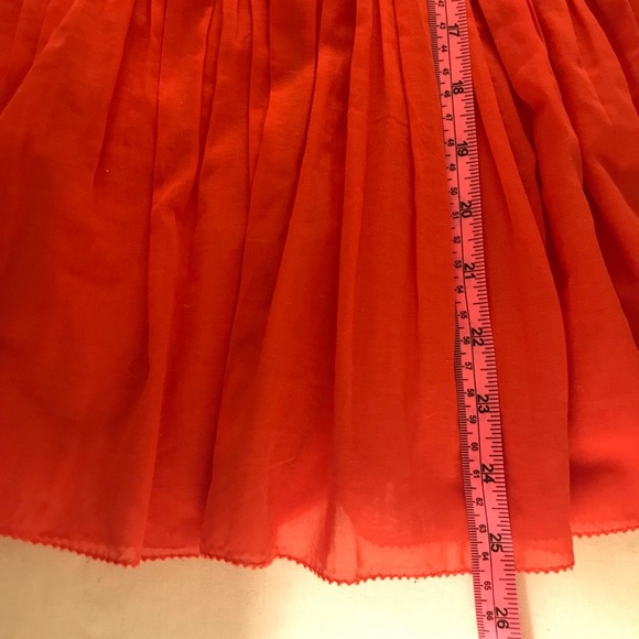 Anthropologie Vanessa Virginia Orange Peplum Top - Picture 8 of 8